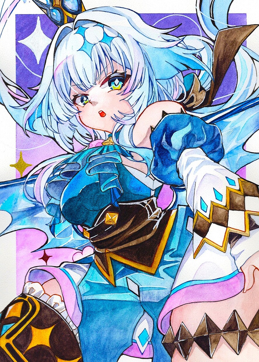 水彩のアイコン！原画もお届け出来ます 特に女の子を描くのが得意です！オリジナル歓迎！ イメージ4