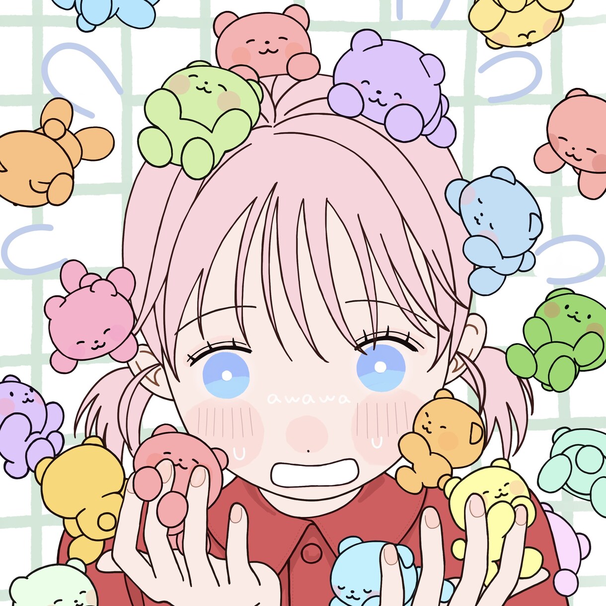 可愛い女の子のアイコンを描きます 心機一転⟡.* 新しいアイコンでイメチェンしませんか？ イメージ3