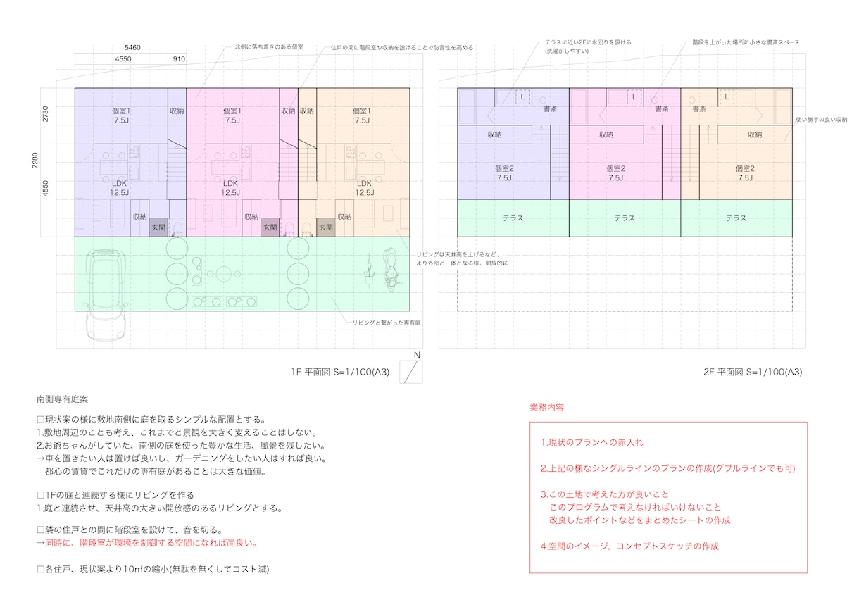 一級建築士が住宅のコンセプトメイキングを行います 土地に合った新築住宅のコンセプト、間取りを考えます。 イメージ1