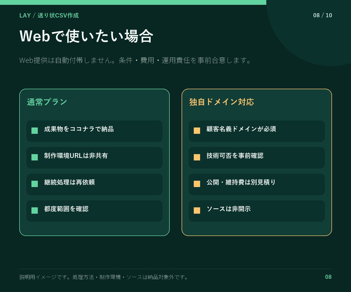 発送用CSVを指定形式に変換します 入力不足とエラー理由も分けて納品 イメージ8