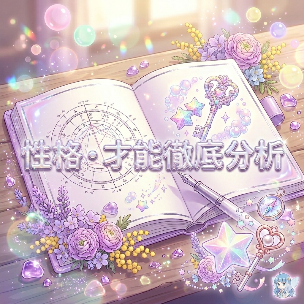 あなたの性格・才能をホロスコープで徹底分析します 【500円】あなただけの星読みレポート4000字以上 イメージ1