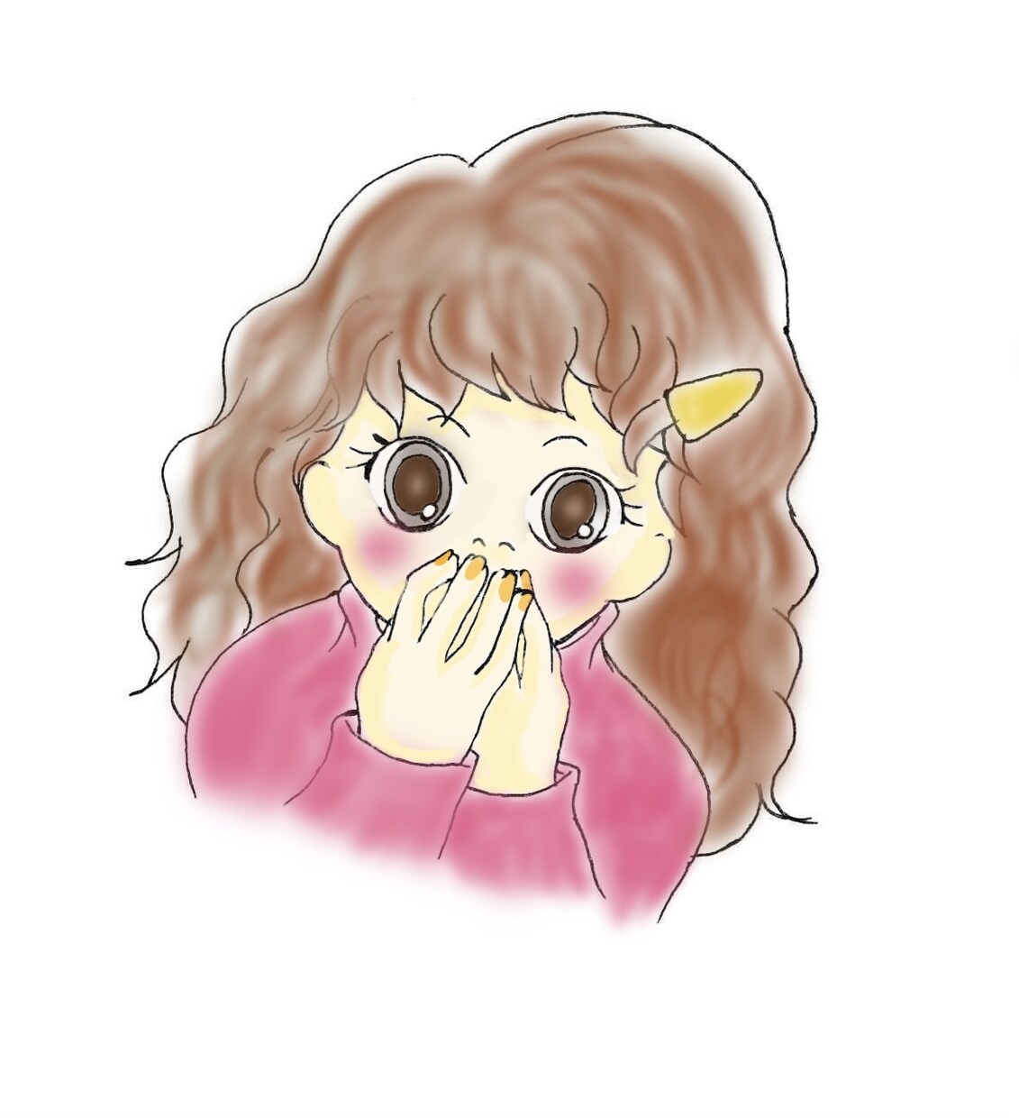 SNS用挿絵☆アイコンお描きします かわいい女の子やこどもの絵が得意！！ イメージ1