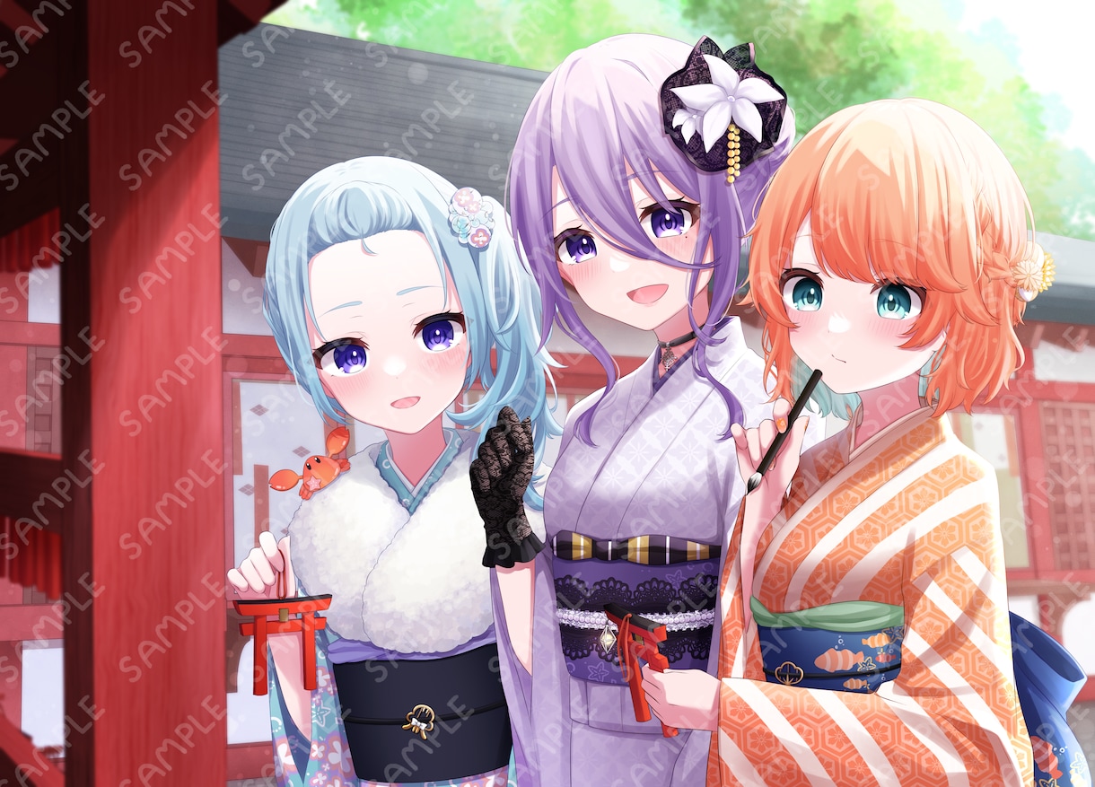 サムネ用イラストや一枚絵、立ち絵など作成いたします あなたのイメージを作品にします！ イメージ7