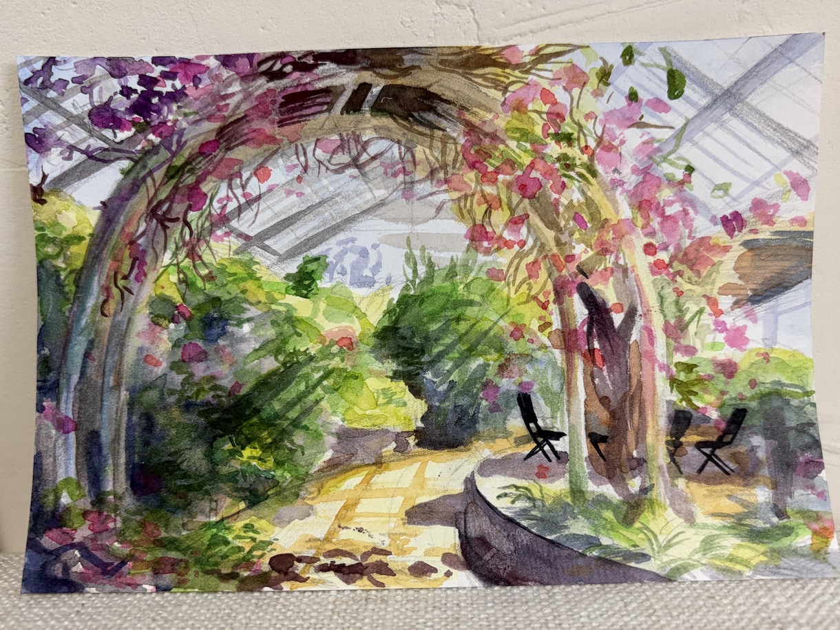 水彩画とアクリル画描きます 現在無職が迅速な対応。綺麗で、心動く絵を。 イメージ1