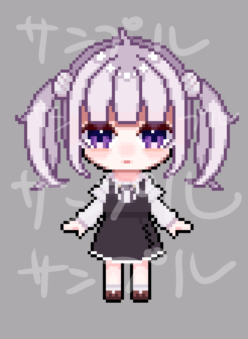 ゲーム・配信に使える2頭身キャラドット絵制作ます 商用利用込みのお値段！アニメーションも可！ イメージ7