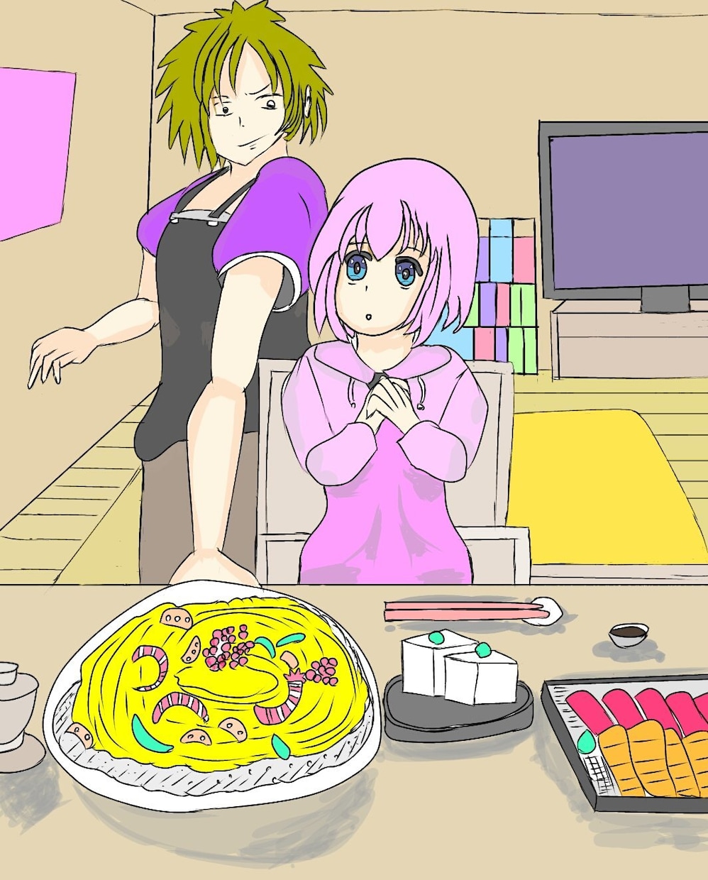 心が優しい気持ちになれる女の子のイラスト描きます かわいい女の子のイラストでほっこりしたい方おすすめです イメージ1
