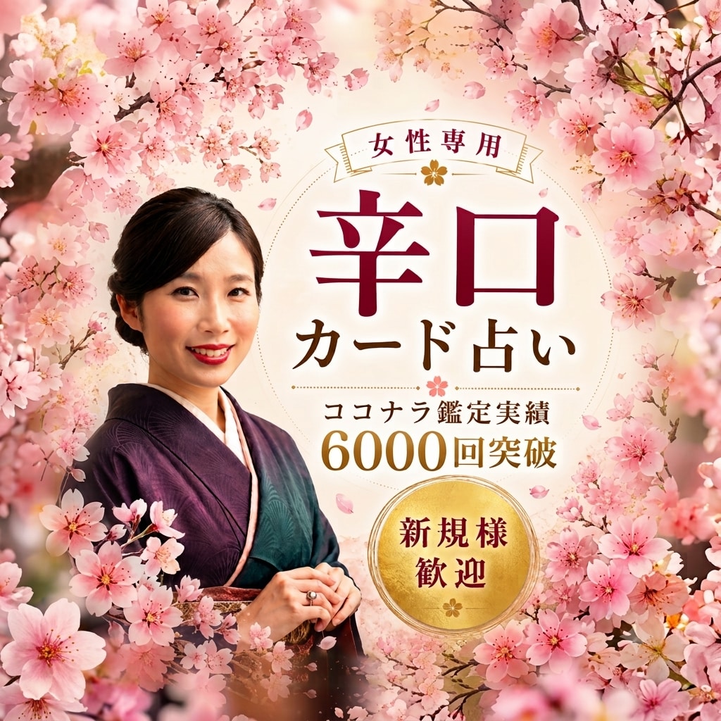 女性専用カードに出たまま辛口霊感タロットで占います 新規様も歓迎❤恋愛❤複雑❤仕事❤家族❤悩んだ時は気楽にどうぞ イメージ1