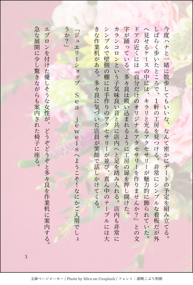 特別な世界をあなたに！あなただけの小説書きます BL/NL/GL対応してます。自分のキャラのSSなどに！ イメージ4