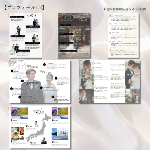 素材提出だけⅠプロフィールブックを作成します 素材のご用意と内容確認だけで完成です♪ イメージ7