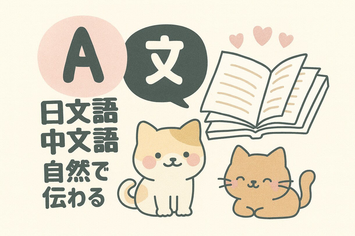 日中ビジネス翻訳｜企業メール・資料に対応します 日本在住中国人／ビジネス敬語対応／急ぎ可 イメージ1