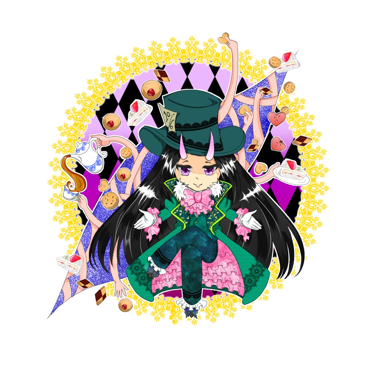 キラキラゴージャス✨SDイラスト作成します キラキラな瞳に鮮やかな塗り！思わずクリックしたくなるかも！ イメージ5