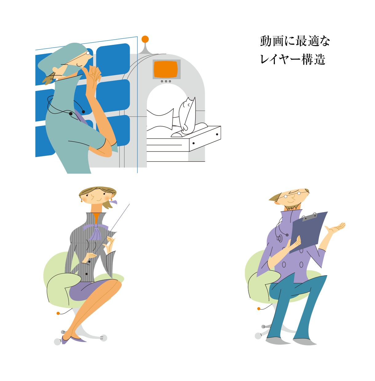 医療向けのシンプルなイラスト描きます ミニマムでわかり易く使いやすい イメージ5