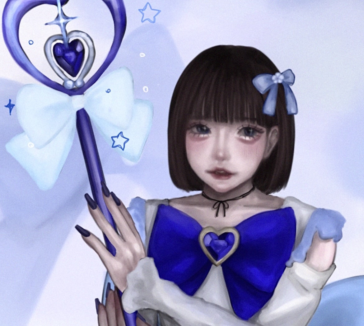 厚塗りで、あなたの世界観を描きます きらきらしたイラストから病みを抱えた女の子まで対応可能です！ イメージ2