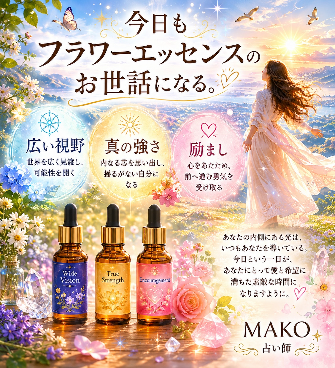 今必要なフラワーエッセンスを知ることができます オラクルカード付き～お花のエッセンスで癒されましょう。 イメージ5