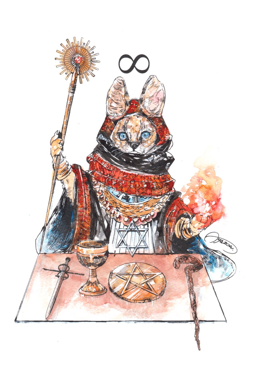 リアルだけど超幻想的！あなたのお好みの動物描きます 可愛いから格好いいまで！装飾的な水彩動物画（ペット可） イメージ2
