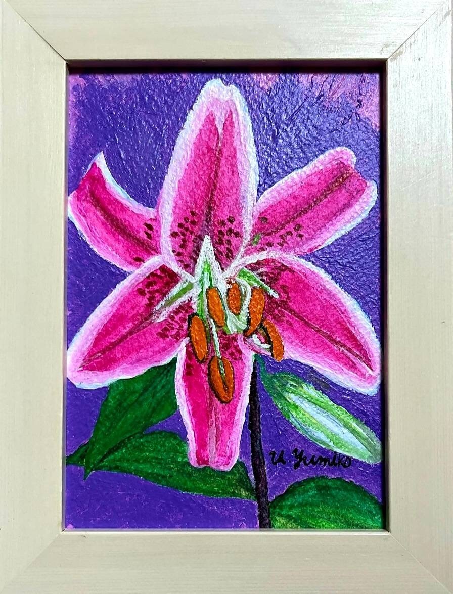 花の絵や、可愛い猫や犬の絵を描きます 道彩展で入賞、入選しています。 イメージ2