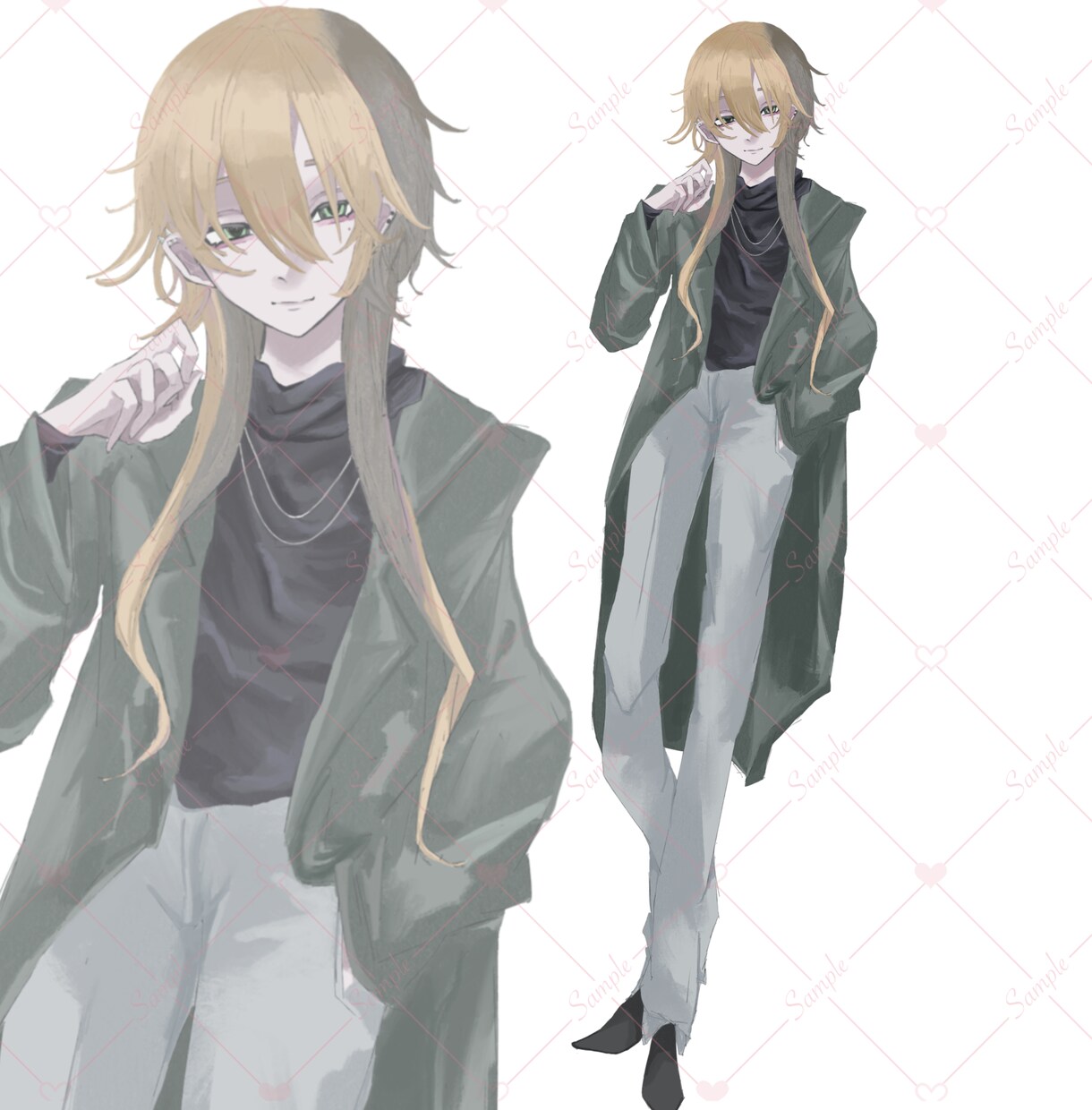 TRPG等に使える立ち絵を制作します 厚塗りタッチで可愛らしいイラストをお作りします♪ イメージ6