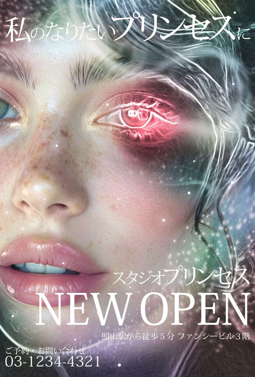 わ！なにこれすてき！なポスターつくります 絶妙な色の組み合わせで個性を出したい方に イメージ5