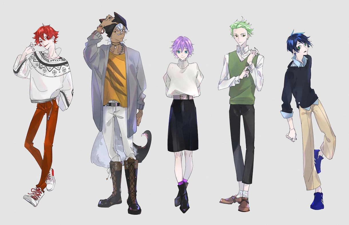 お好みのキャラデザやサムネイルを作成します あなただけのイラストをご提供します イメージ9