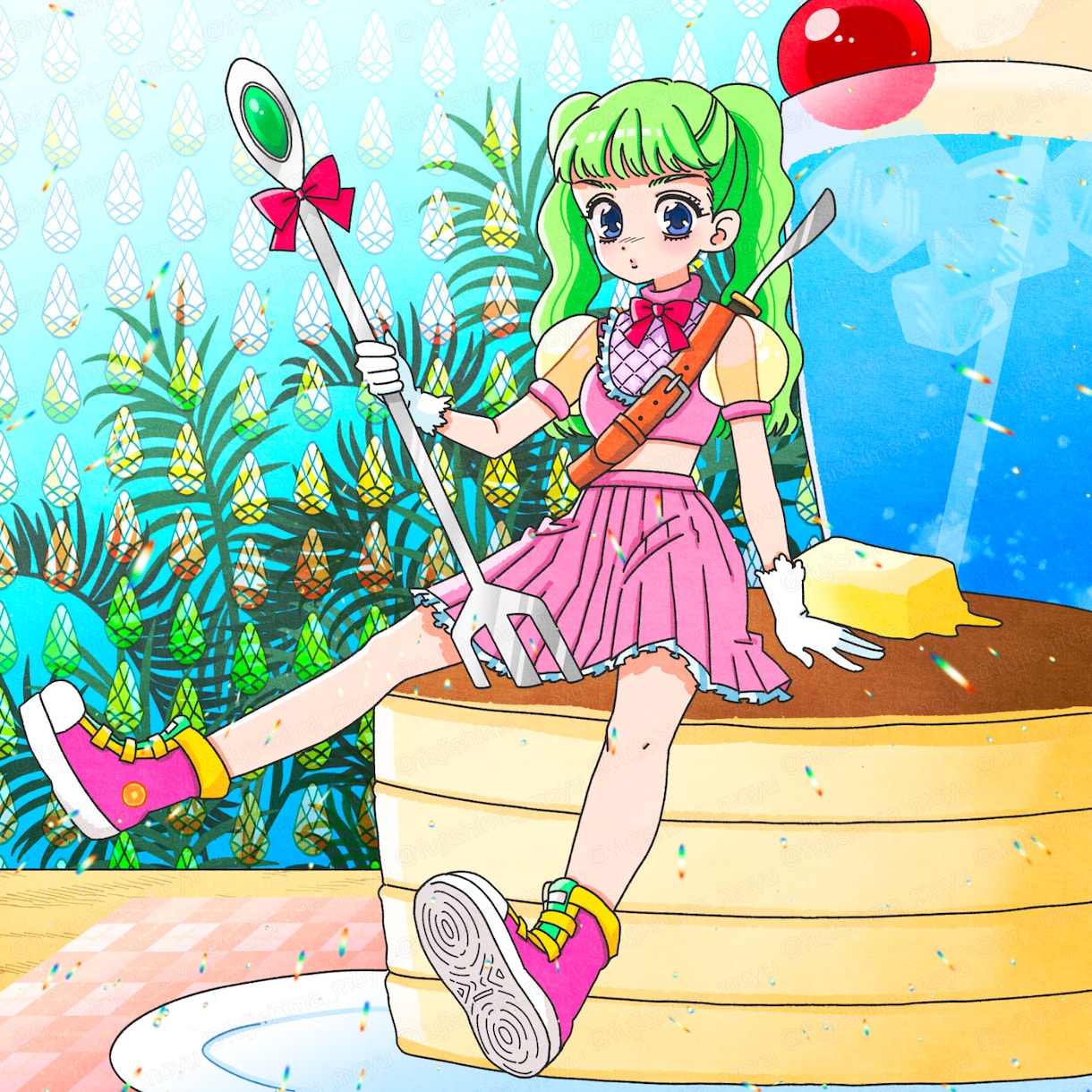 80年代風の、イラストを描きます レトロポップなイラストをお求めの方に！ イメージ10