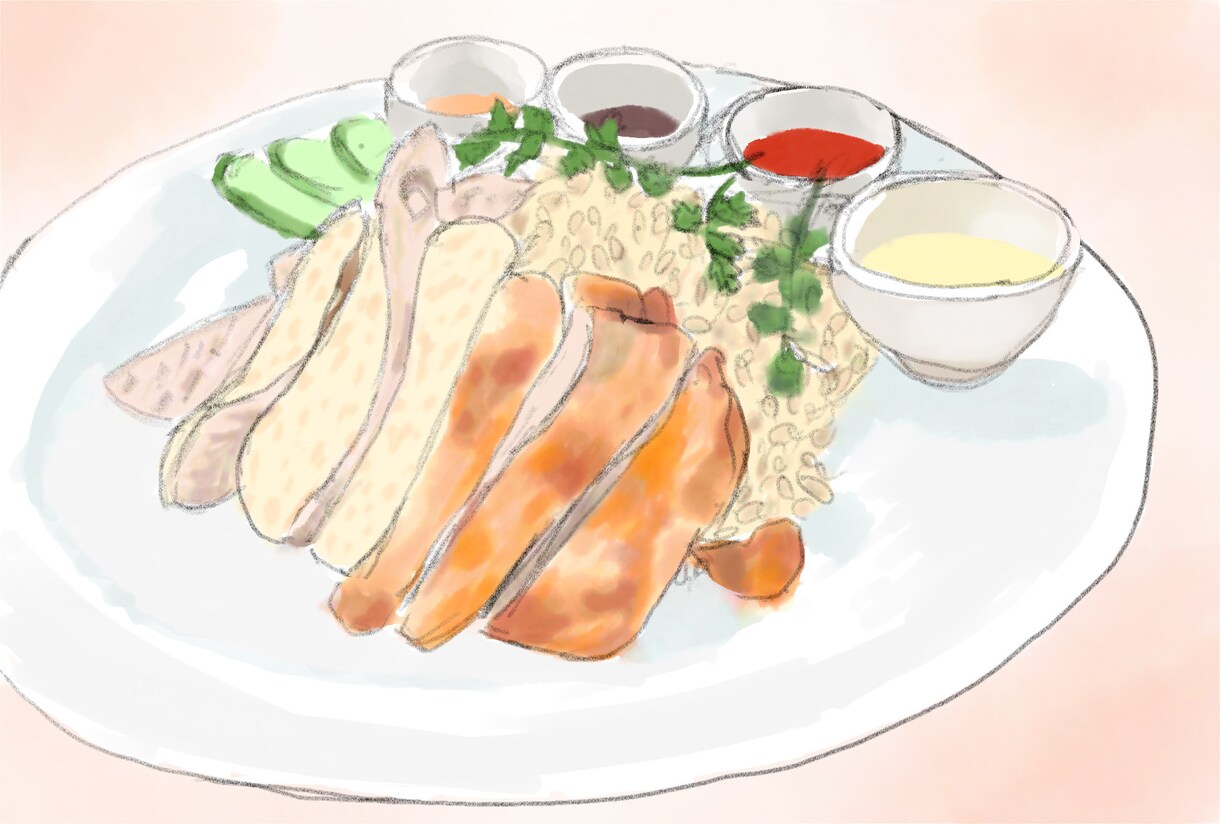 写真から美味しそうな食べ物イラストを描きます 食べ物屋さんのメニューやSNSでのアイキャッチにいかがですか イメージ4