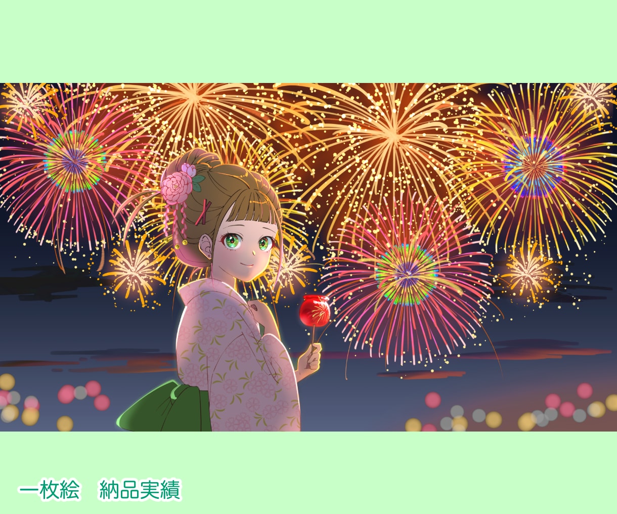 一枚絵キャラクターイラスト描きます 記念絵、イベント、キービジュアルなどに使える一枚絵！ イメージ4