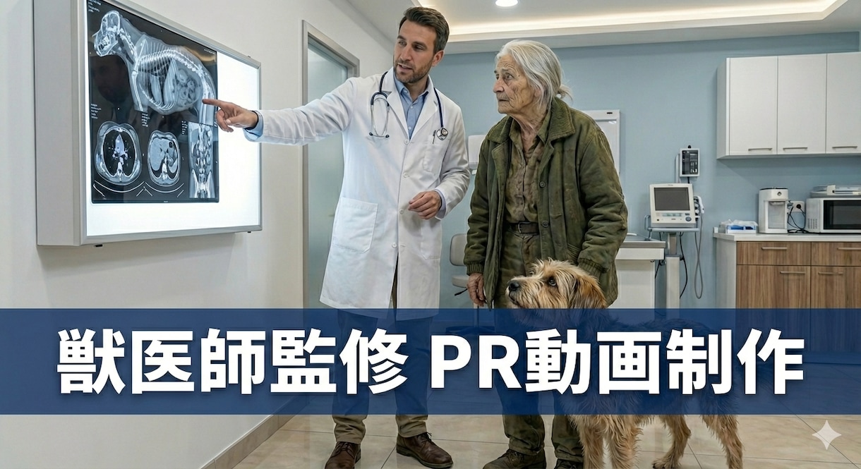 獣医師＆アイデアマンが信頼されるPR動画作ります 構成・ナレーション込！お店の魅力を30秒動画にします イメージ1