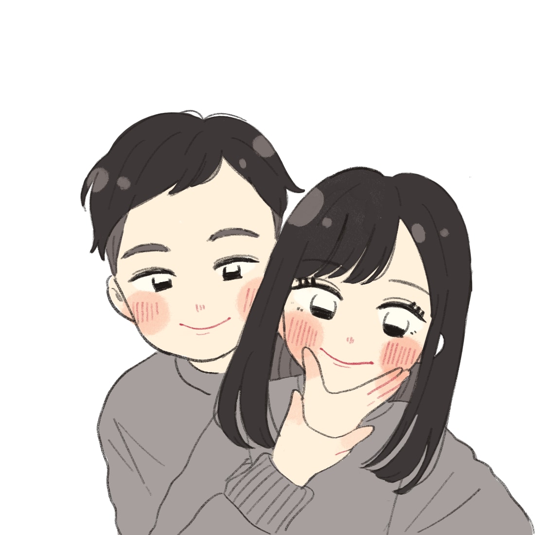 お写真を元にカップルイラスト描きます デフォルメと等身どちらも描きます⭐︎ イメージ9
