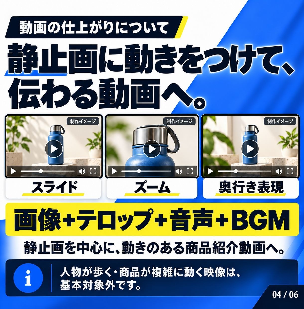 Amazon・楽天の商品紹介動画を丸投げ制作します 商品URLだけでOK！構成・画像・ナレーションまで丸投げ イメージ4