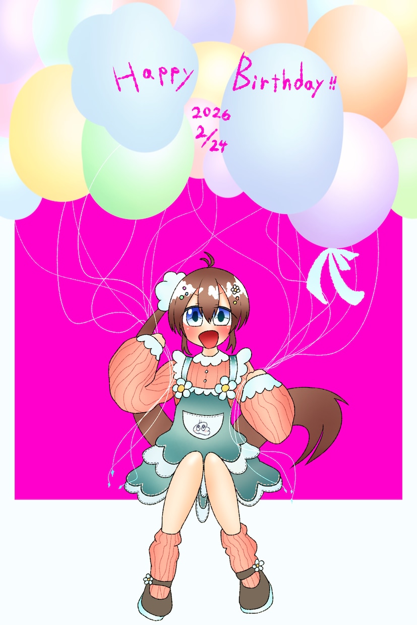 かわいい女の子のイラストを制作いたします デフォルメ女の子イラスト アイコンなどに イメージ1