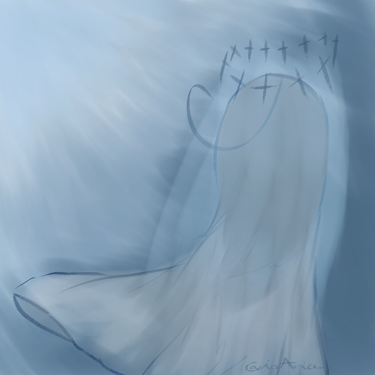 幻想的な後ろ姿。アイコン描きます 他では少ない、後ろ姿だけのイラスト依頼! イメージ7
