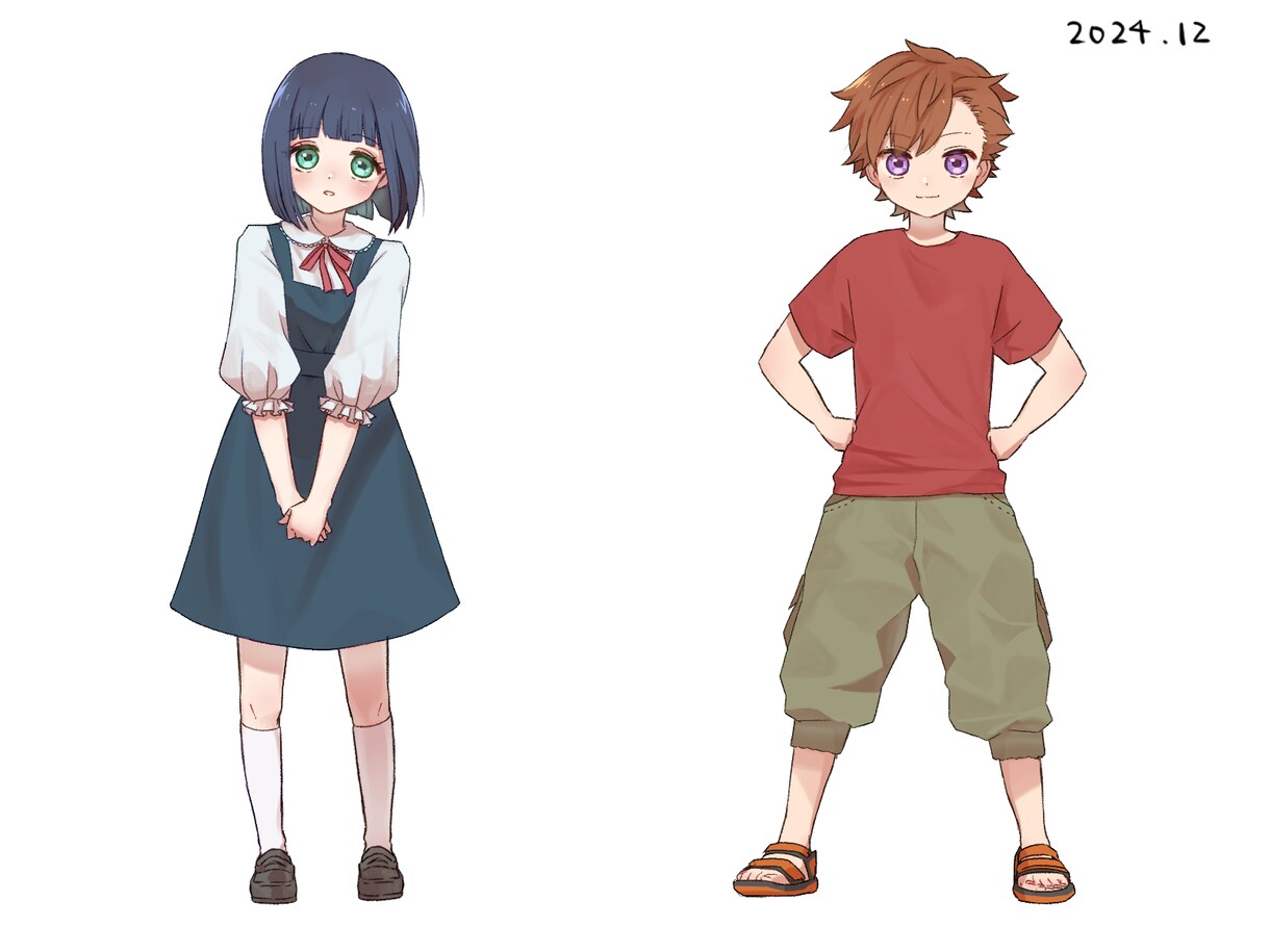 アイコン、ヘッダー、1枚絵描きます アニメ風なイラストで華やかにします！ イメージ5