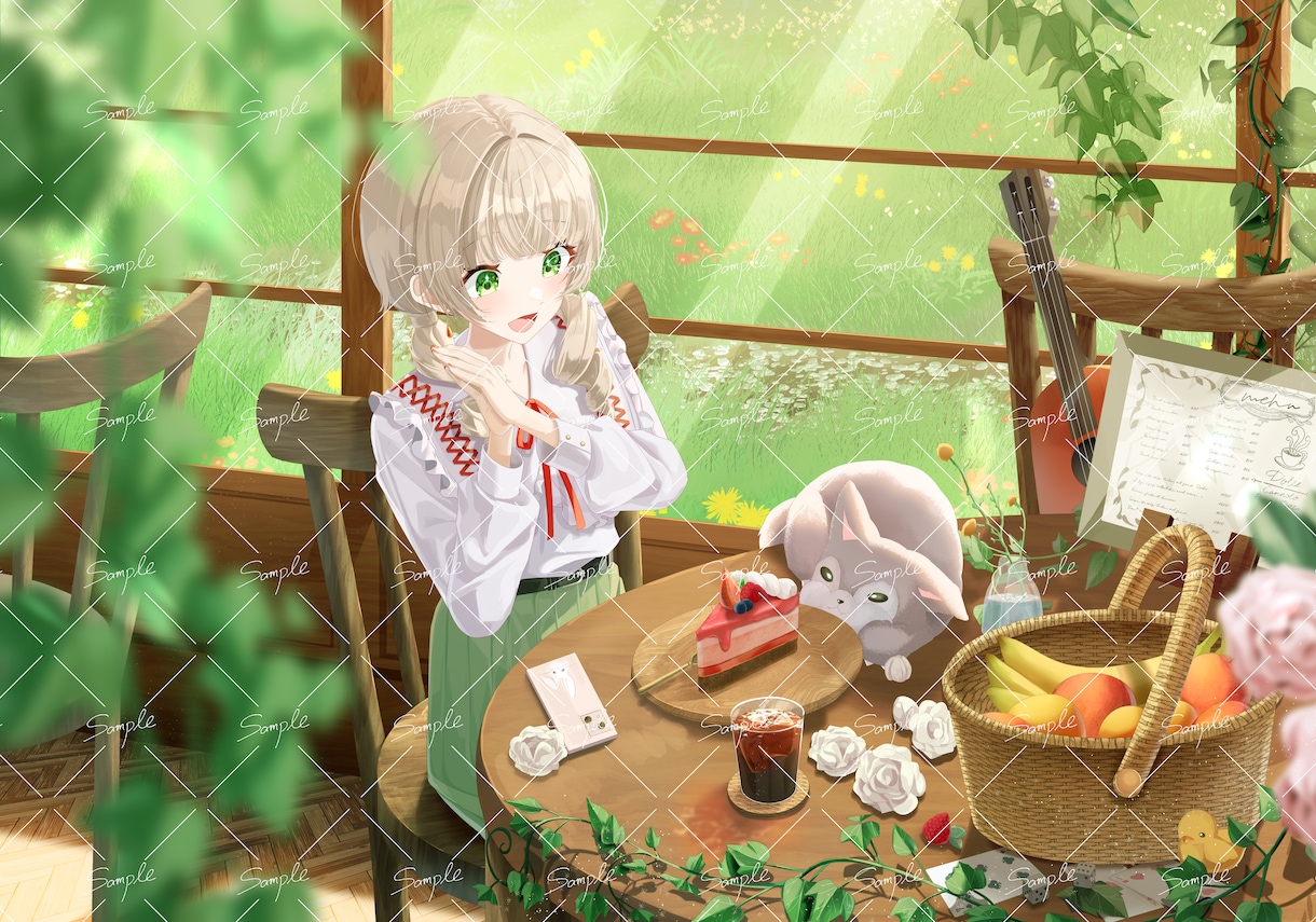透明感のある等身イラストを描きます Vtuberや配信者など活動でオリジナルイラストが必要な方へ イメージ6