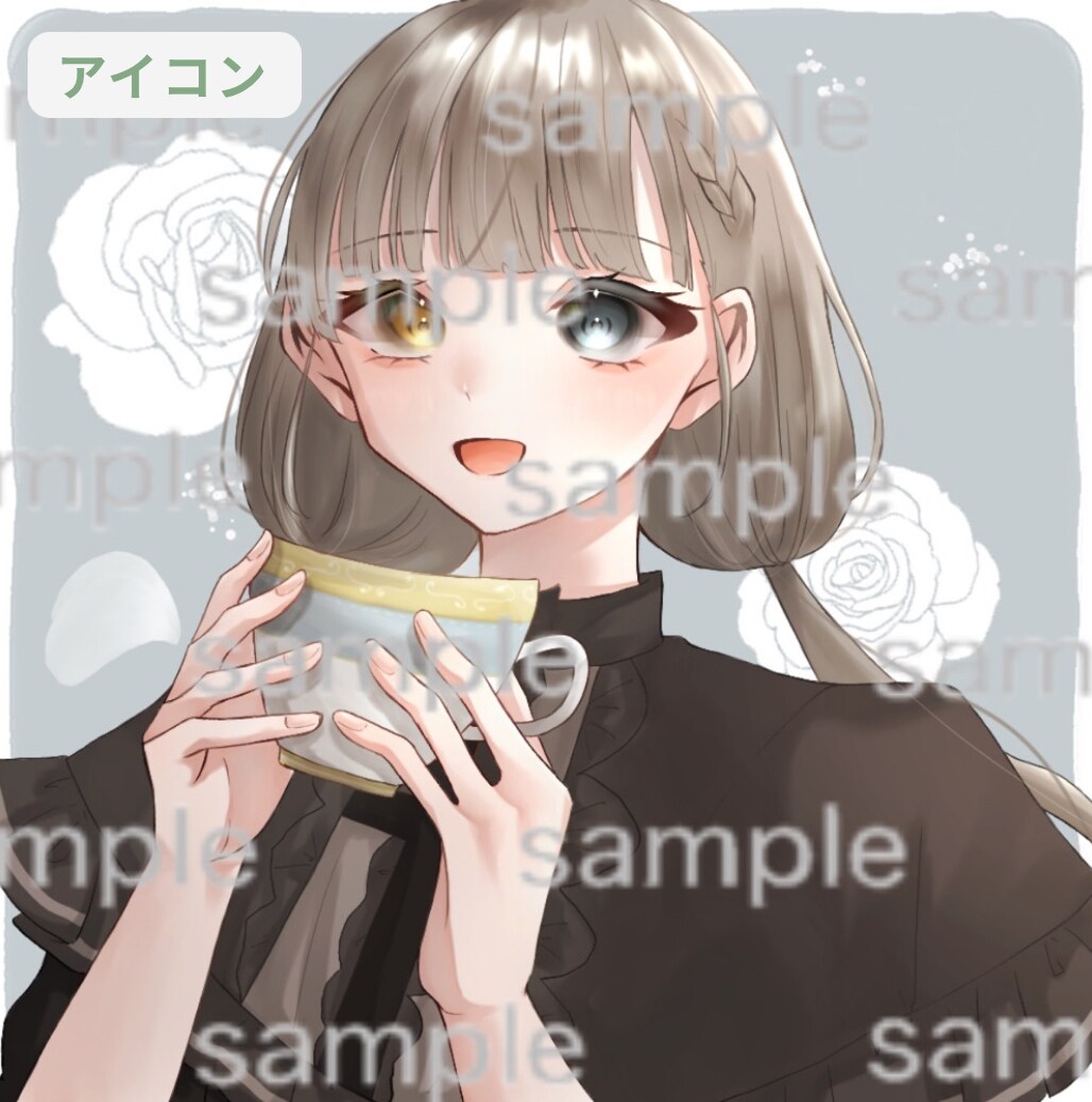 アイコン 1枚絵 SD なんでも描きます 安く可愛い女の子、男の子のイラストを提供 イメージ1