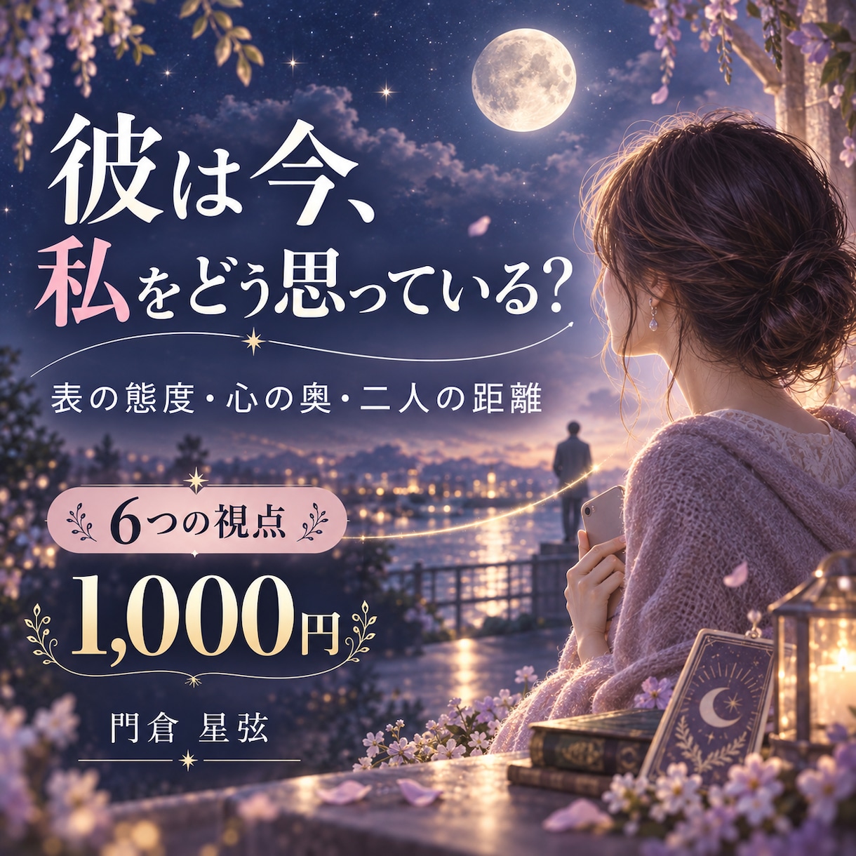 あの人の今の本音と心の距離をタロットで読み解きます 表の態度・心の奥・二人の距離を6つの視点で整理します イメージ1