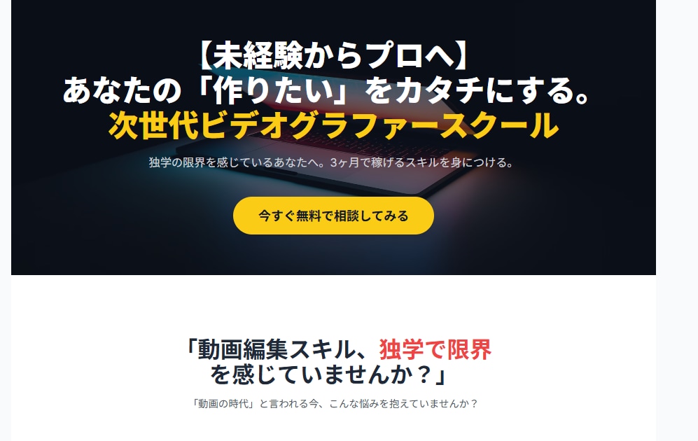 たった60分であなたもプロ級LPが作れます ビデオチャットで完全サポート！ イメージ2