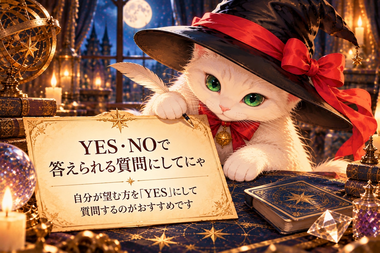 ３つ！猫視(≠霊視)タロットでYES/NO占います 質問内容、書かなくてOKにゃ！ イメージ6