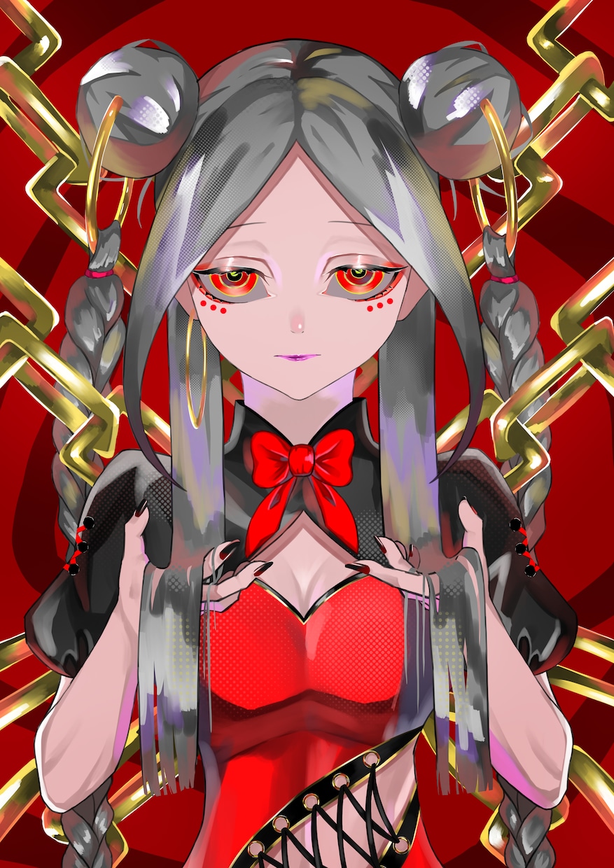 MV・Vtuber・SNS向けイラストを描きます 強い色彩表現で記憶に残る女の子イラストを制作します イメージ3