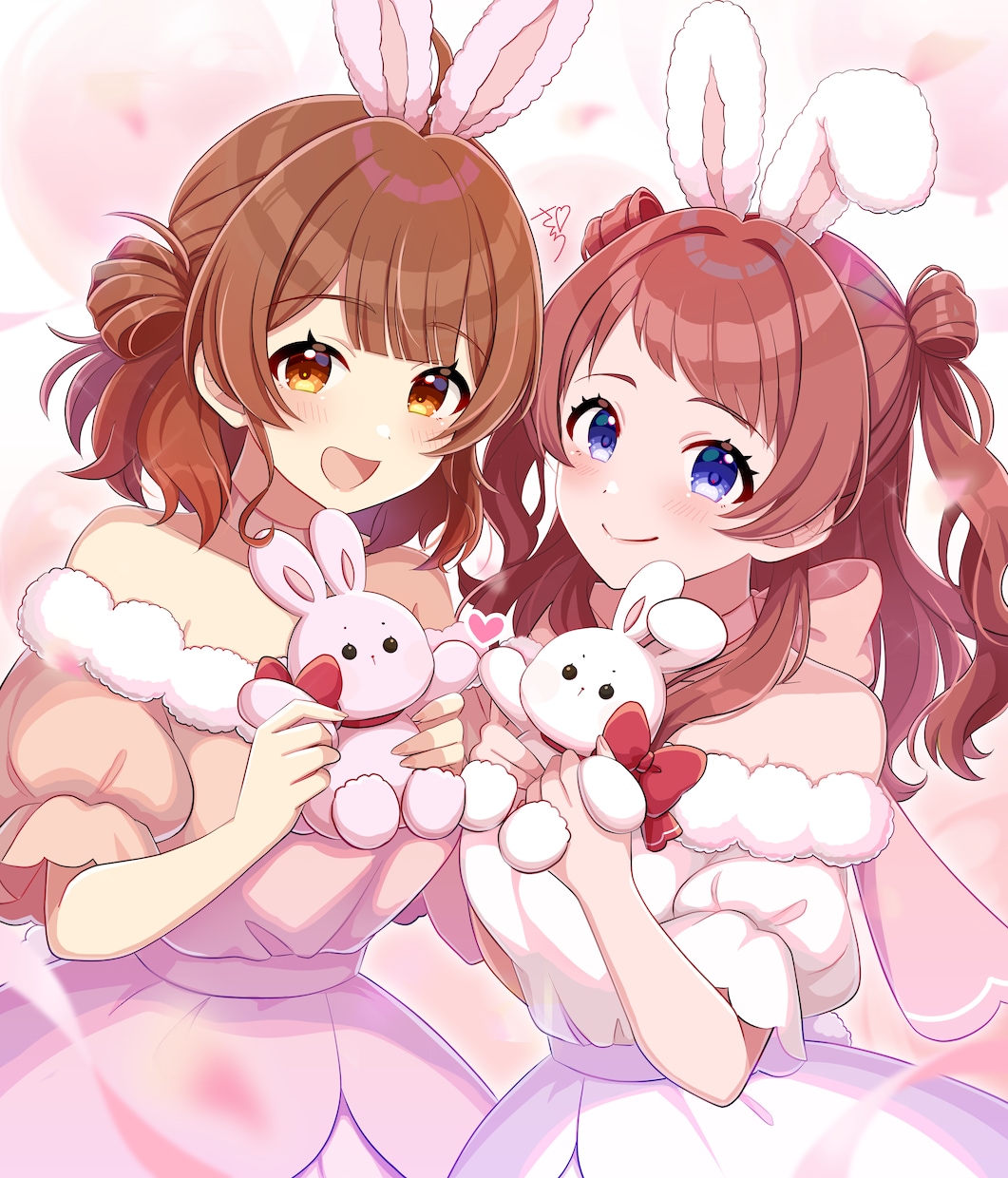 ミニキャラから一枚絵まで可愛く描きます かわいく華やかな女の子イラストが得意です。 イメージ4