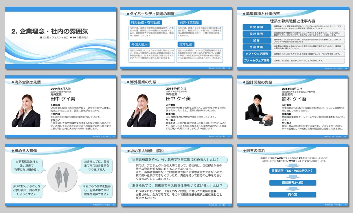 高いデザイン性と動きで魅力あるパワポ資料作成します サイト掲載・Zoom・Teams…オンラインでも大活躍！ イメージ4