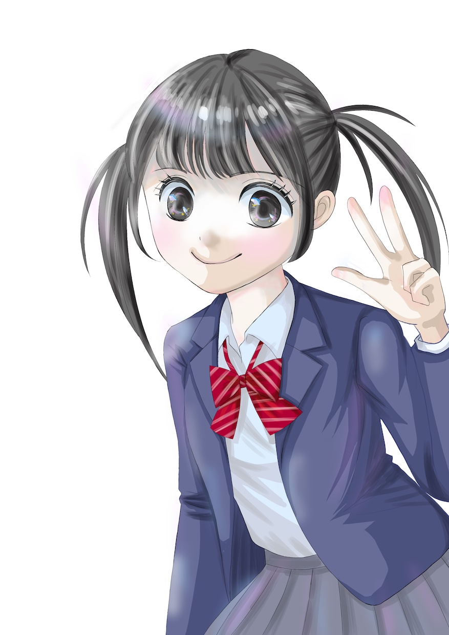 女の子イラストをお描きします 可愛く元気な女の子が得意です。 イメージ2