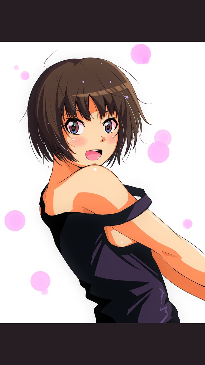 アニメ調の1枚イラストを制作致します 版権、オリジナルキャラ描きます イメージ8
