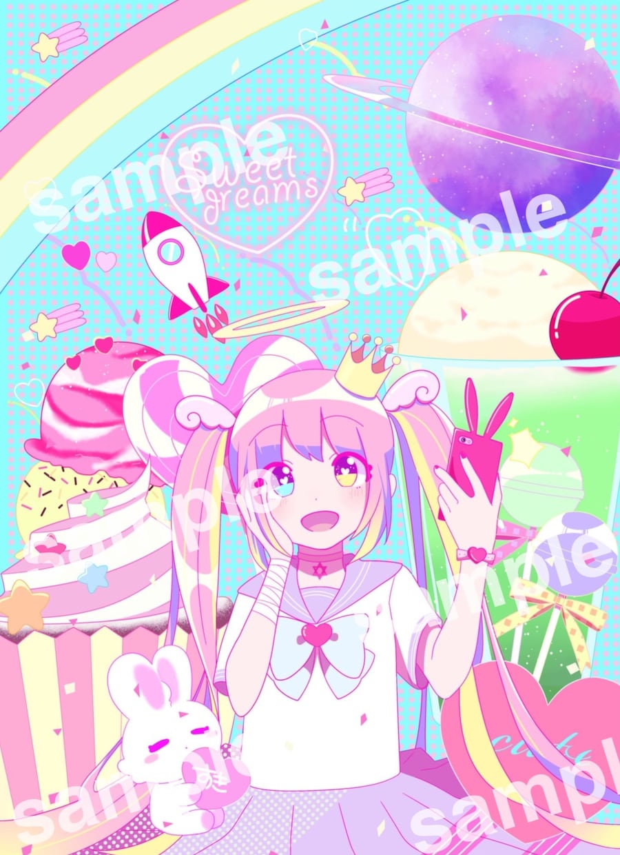 アイコン描きます ゆめかわいい・病みかわいい好きさんへ イメージ2