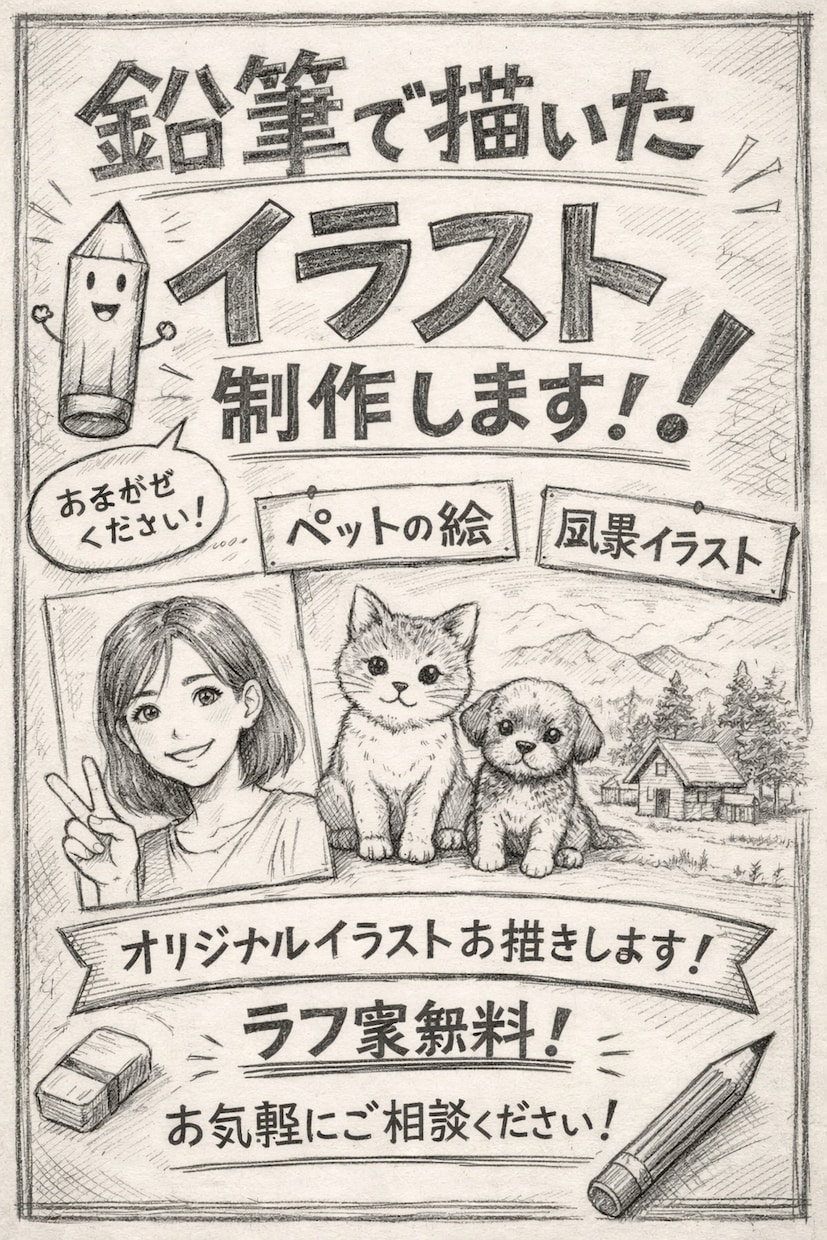 ご希望のキャラクターを制作します アニメ風、老若男女イメージ通り制作します イメージ1