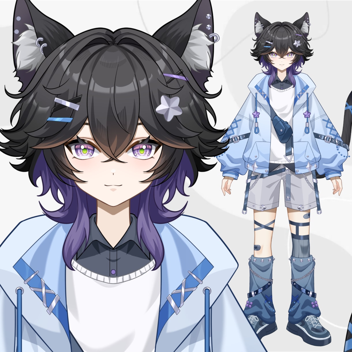 男性向け高品質デビューVtuberモデル制作します 著作権譲渡！修正無制限！高品質！初心者でも安心！一括制作！ イメージ2