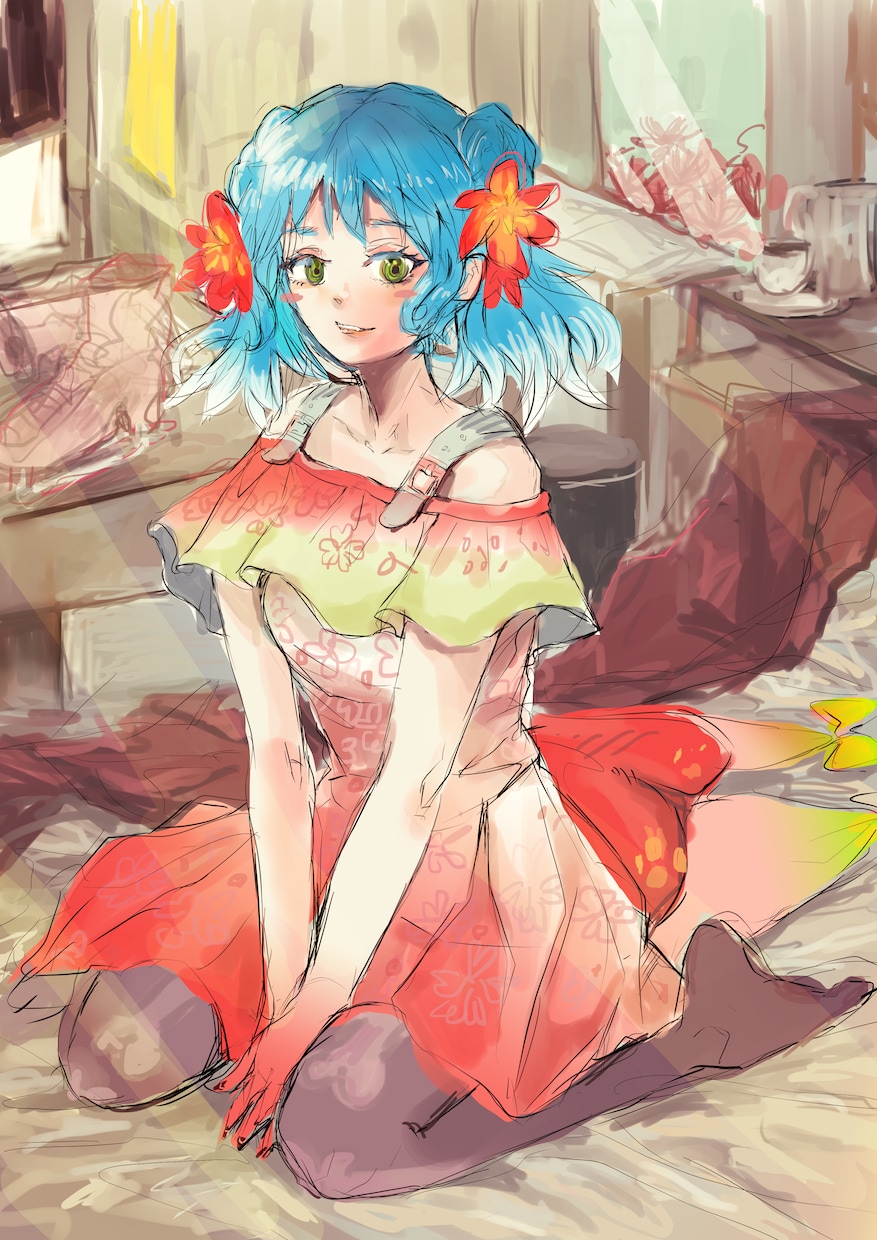 アイコンイラスト・ヘッダー制作します ノイジーで厚塗りの少女やケモノを鮮やかに描きます。 イメージ4