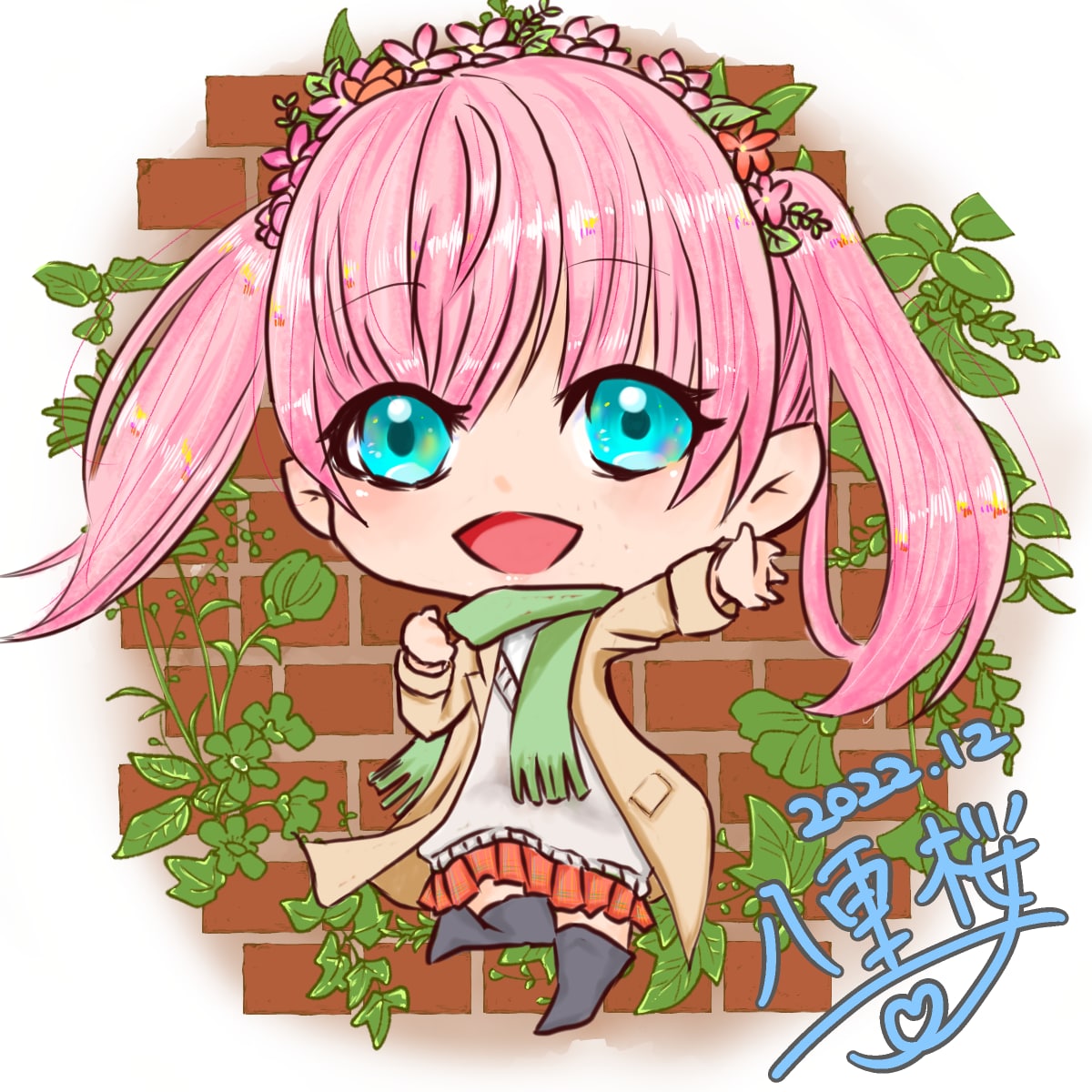 VLiverやオリジナルの可愛い女の子を描きます イラスト、ちびキャラ、アイコン利用可能、VLiverが描く！ イメージ8
