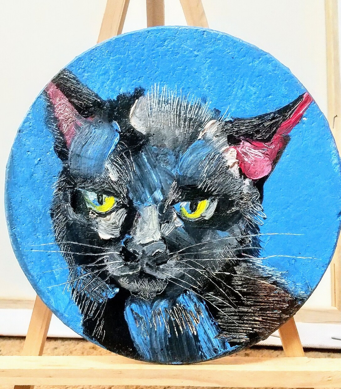 大切なペットちゃんの肖像画を油絵で描きます アートを身近に親しみやすく楽しむ為のお手伝いを致します。 イメージ5