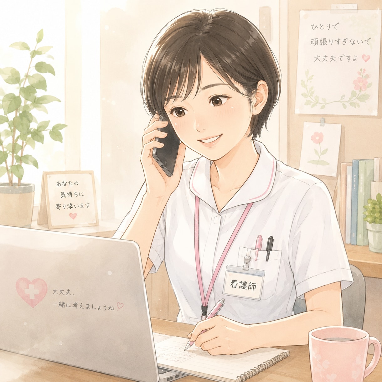 頑張りすぎてしまう方のお話聞きます 頑張りすぎて疲れた気持ち、ゆっくりお聞きします。 イメージ1