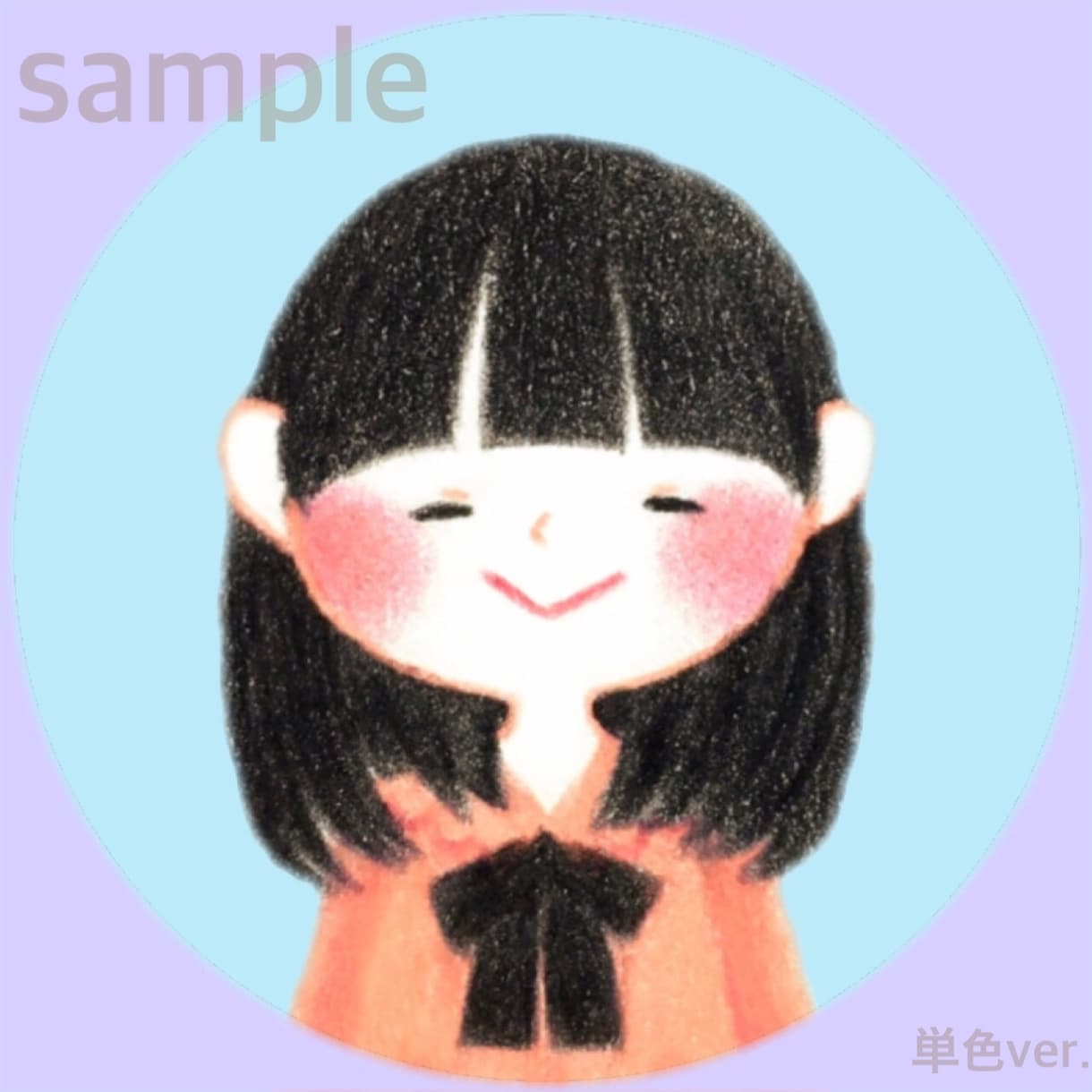 まんまるかわいい似顔絵を描きます 丁寧さとスピード感を大切にしてます◎ イメージ10